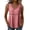 Sleeveless Top # Hot Pink, variant on Blouses for Women Plunge Neck Sleeveless Crochet Lace Trim Tunic Flowy Pleated Hem Resort Wear Beach Holiday Everyday Pullover
