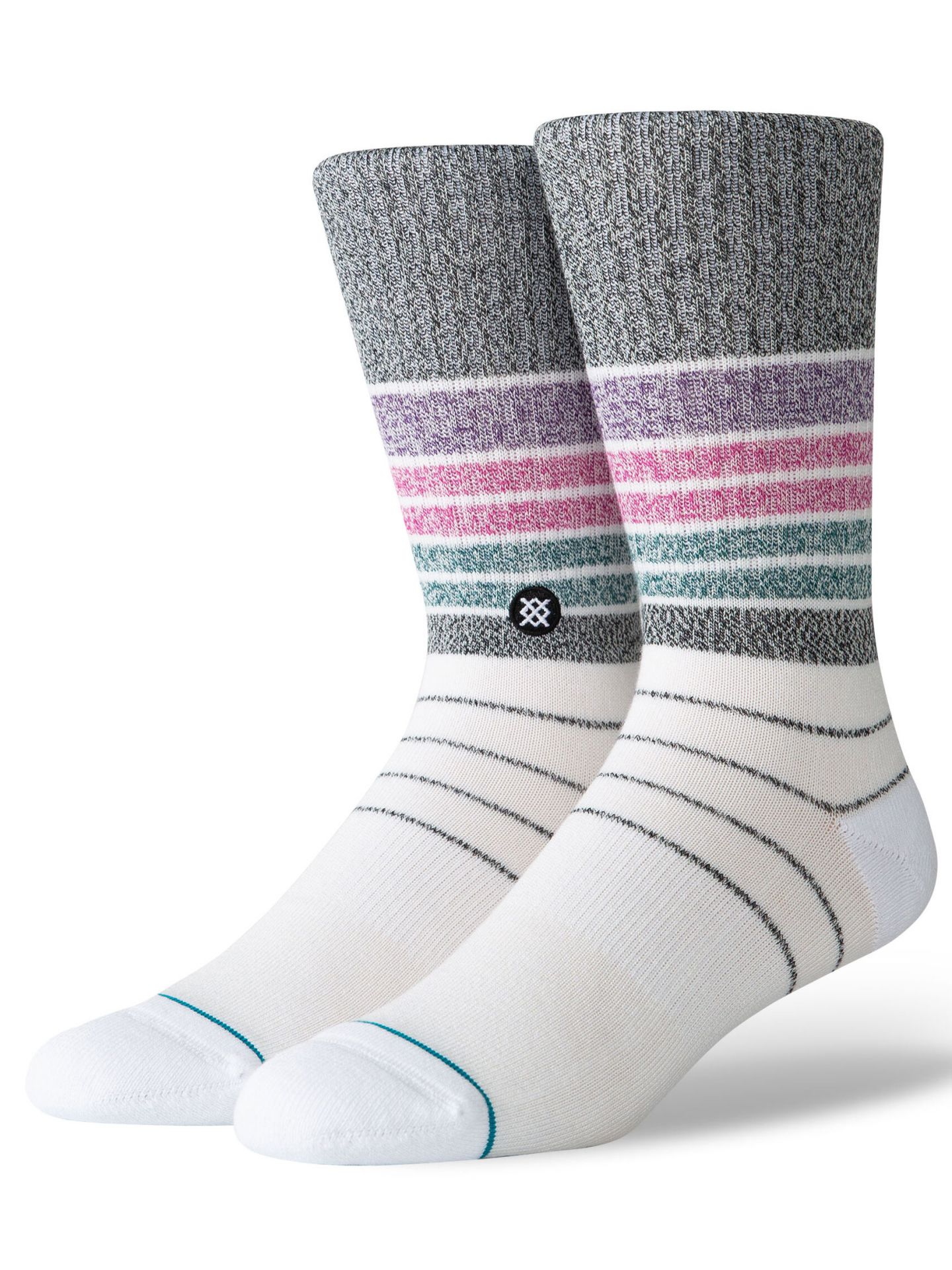 Stance Stance Men's Robert Crew Socks, Purple, Large