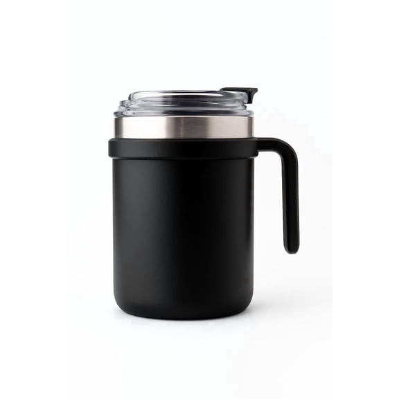 Black coffee cup