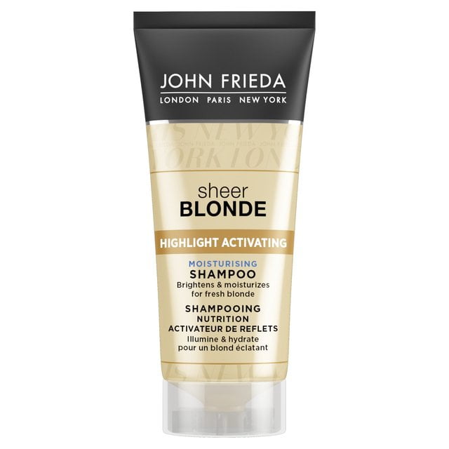 John Frieda Highlight Activating Travel Shampoo Sheer Blonde 50ml - Version NOT North American Variety - Imported from United Kingdom by Sentogo - SOLD AS A 2 - Walmart.com