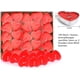 thumbnail image 2 of Velas de té románticas en forma de corazón Rawiri Maxee de 100 unidades, para San Valentín, cumpleaños, fiestas, propuestas, bodas, fiestas, decoración del hogar (rojas), 2 of 7