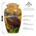 thumbnail image 2 of Yatskia Football Urn for Ashes Adult Male, Large Memorial Urns for Human Ashes Adult Female, Mini Keepsake Urns for Human Ash, (Combo 10 Inch and 3 Inch), 2 of 8