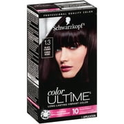 Schwarzkopf Color Ultime Permanent Hair Color Creme Kit, 1.3 Black Cherry, 1 Use