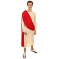 thumbnail image 6 of Adult Men's Jesus Religious Costume, Red and Beige Cosplay Costume, 6 of 8