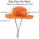 thumbnail image 2 of Women's UPF 50+ Safari Sun Hat Breathable UV Protection Fishing Hat Summer Outdoor Wide Brim Hiking Gardening Hat, 2 of 5