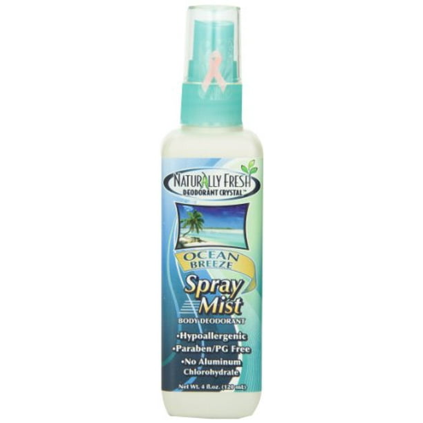 Naturally Fresh Body Deodorant Spray Mist Ocean Breeze 4 fl oz