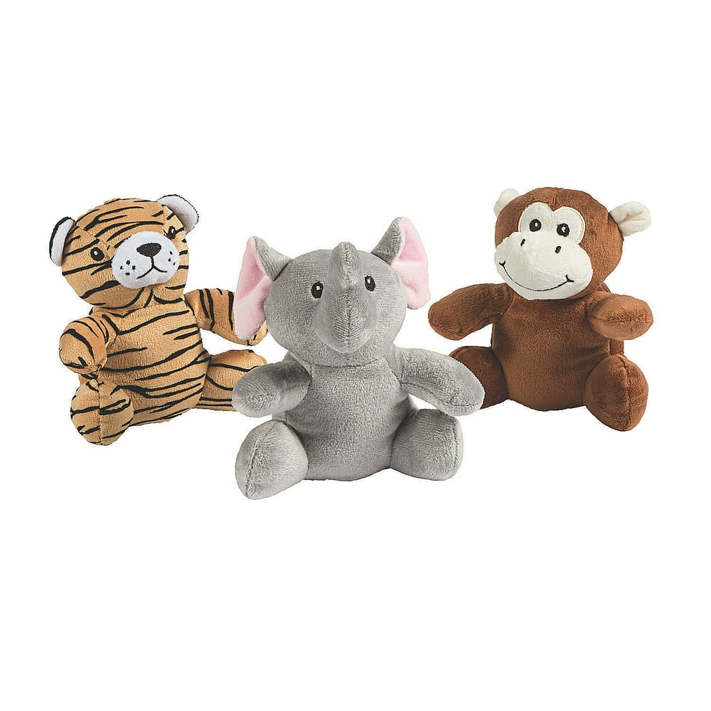 Zoo Animal With Animal Sounds Plush - Toys - 3 Pieces - Walmart.com