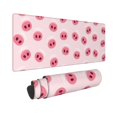 thumbnail image 2 of Disketp Gaming Mouse Pad Cute Pig Nose Pattern Large Mouse Mat Long Extended Desk Pad Non-Slip Rubber Mice Pads Stitched Edges Thin Pad (11.8x31.5 Inch), 2 of 9