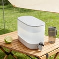 thumbnail image 4 of Weloille Pichet d'Eau Froide avec Robinet, Distributeur de Boissons Grande Capacité Étanche, Pichet à Jus de Qualité Alimentaire Résistant à la Chaleur, Contenant Transparent pour Réfrigérateur pour la Maison, les Fêtes et l'Usage Quotidien, 4 of 8