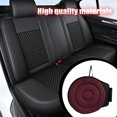 thumbnail image 4 of Ruiboury EVA Non-slip Car Seat Cushion Provides Relief For Back And Hips Chair Pad Backed With Textured wine red, 4 of 6