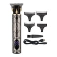 thumbnail image 2 of Cutting Men Hair Clippers with LCD Display Cordless Barber Clipper Hair Cutting Kit Beard Trimmer Haircut Grooming Set T-Blade Trimmer USB Electric Beard Trimmer, 2 of 7