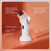 TheraFace PRO Face Massager by Therabody | 8-in-1 Compact and Powerful Facial Device | White