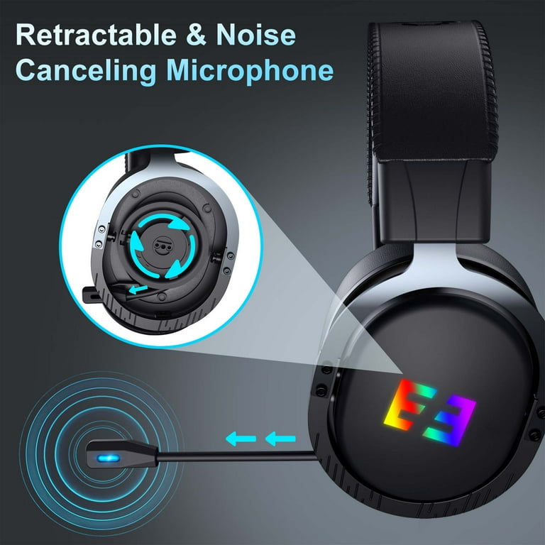 Seenda Wireless Gaming Headset for PS4 PC Xbox One PS5