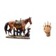 thumbnail image 1 of Figura de caballo,Figura coleccionable de caballo en miniatura,Adorno de caballo de resina,estatua de animal,decoración para el hogar,Escultura de mano,Escultura de manos,manos, 1 of 8