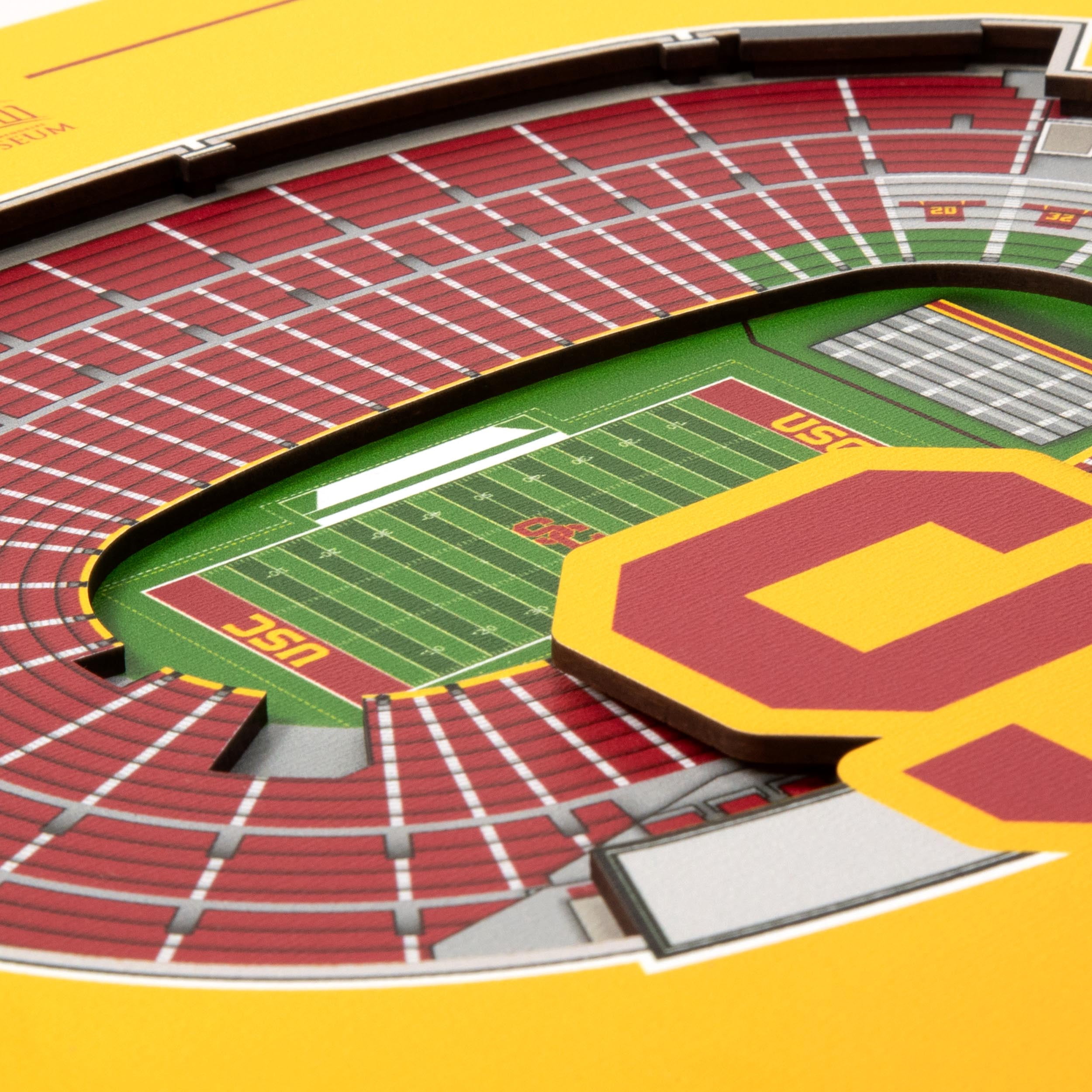 YouTheFan NCAA USC Trojans Stadium Series 3D Wall Art