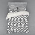 thumbnail image 2 of Ambesonne Damask Bedding Set 3 Pcs, Black and White Baroque, Twin XL, Black White, 2 of 3
