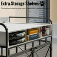 thumbnail image 2 of OFIKA Dog Crate Furniture for Large-Dogs, Wooden Dog Cage Table with Drawers, Heavy Duty Dog Kennel Pet Crate Indoor Use, 2 of 7
