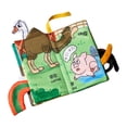 thumbnail image 3 of Libro de tela CUTICAT de educación temprana con cola juguete educativo Sensorial para bebés, 3 of 8