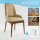 thumbnail image 4 of Tapas de patas de silla de goma Uxcell 1" protectores de patas de muebles antideslizantes 16 piezas, 4 of 7