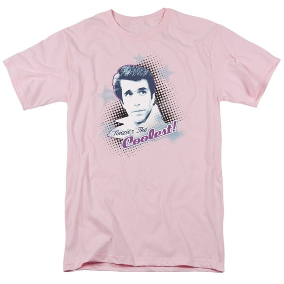 Happy Days The Coolest Adult 18/1 T-Shirt Pink