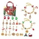 thumbnail image 3 of Surtido de pulseras navideñas con abalorios, ligeras y versátiles, regalo de Navidad Estilo J, 3 of 8