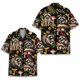 thumbnail image 5 of Camisas hawaianas holgadas y transpirables de manga corta con estampado 3D de mapache y rata para hombre y mujer, para fiestas en la playa, para verano, 5 of 5