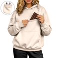 thumbnail image 2 of | Snak Hoodie |Cat Pouch Hoodies Heavyweight Kangaroo Pocket Dog Pouch Sweatshirts Animal Holder Pet Carrier Pullover, 2 of 9