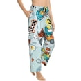 thumbnail image 2 of Daiia Cartoon Car Racing Women's Sleep Pant with Pockets and Drawstring,Pajama Pants-Large, 2 of 9