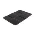 thumbnail image 1 of Almohadilla de asiento plegable para acampar cojín asiento práctico cojín de estadio espesor almohadilla para al aire libre para el jardín Negro, 1 of 8