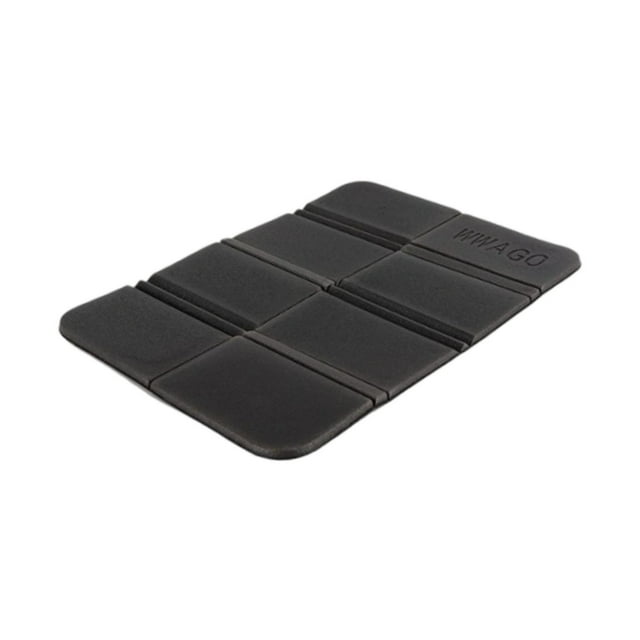S SERENABLE Coussin de Camping Siège Pratique Pliable pour Jardin Randonnée Voyage Noir
