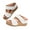 White, variant on Platform Sandals Women Leather Beach Summer Wedge Shoes Non Slip Cork Walking Slide Slippers