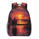 thumbnail image 1 of Easygdp Sunset River Western Cowboy Mochila Ergonómica Versátil para Laptop - Múltiples Bolsillos, Correas Ajustables, Unisex para Escuela, Viajes y Actividades al Aire Libre-One Size, 1 of 5