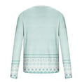 thumbnail image 5 of VALMASS Chandails de Noël Laids pour Hommes Col Rond Xmas Graphiques Manches Longues Blouses Grande Taille Décontracté Doux Léger Hauts (TG, Bleu Clair-A), 5 of 5