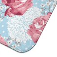thumbnail image 2 of Microfibre Drying Mat for Kitchen Pink Paper Peony Flowers Dish Drying Drainer Mat Absorbent Pioneer Drying Mat Washing Up for Glass, Plate & Cup 16inch X 18inch, 2 of 6