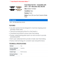 thumbnail image 2 of Front Brake Pad Set - Compatible with 2010 - 2011 Mercedes-Benz ML450, 2 of 2