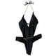 thumbnail image 1 of Traje de baño de una pieza con escote en V profundo y sexy para mujer, traje de baño con recortes, traje de baño Rave, 1 of 7
