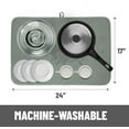 thumbnail image 4 of Bellemain Dish Mat Microfiber Dish Drying Mat Super Absorbent Kitchen Mat, XXL, 17" x 24", Green, 4 of 7