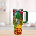 thumbnail image 2 of Bumpkit Wizard of Oz 1939 Anniversary Tumbler 40oz - Printed Witchy Movie Water Cup, White - Clear lid, 2 of 7