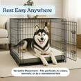thumbnail image 6 of PETMAKER 44x35 Memory Foam Dog Bed with Washable Sherpa Cover (Gray), 6 of 8