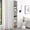 White, variant on Seizeen 8-Tier Book Shelf, Tall Bookcase Adjustable DVD Shelf, Narrow Storage Cabinet for Home Office Corner Wall, White Upper and Lower Combination Cabinets