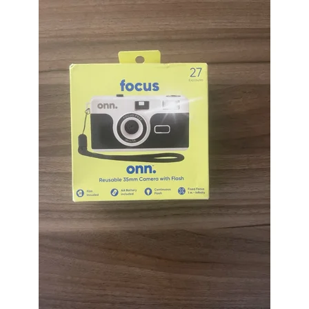 Onn Focus Camera Reusable 35Mm Camera With Flash