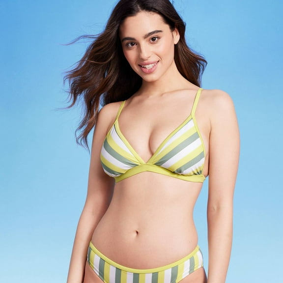 Kona Sol Women's Plus Size Triangle Bikini Top - Kona Sol