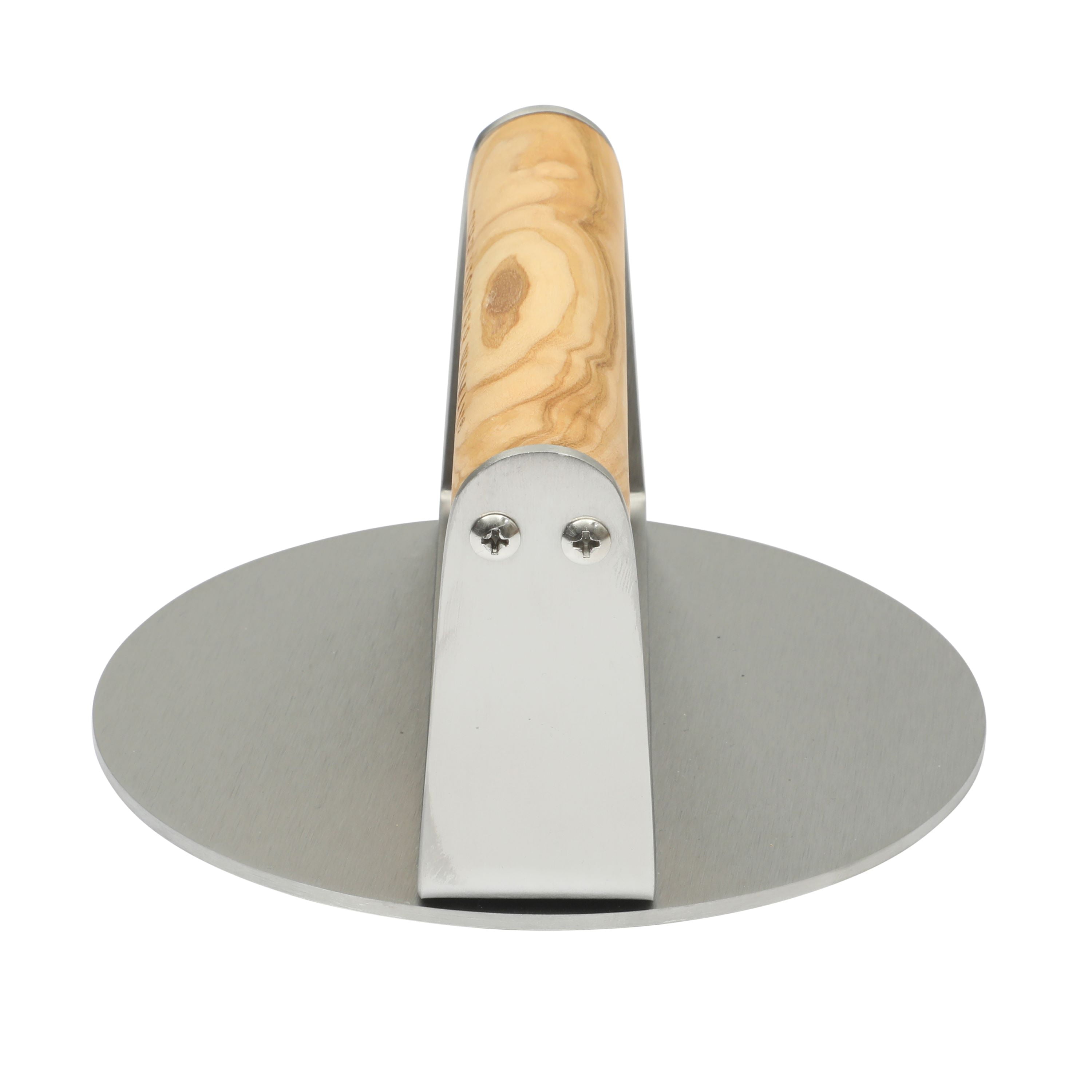The Pioneer Woman Stainless Steel Burger Smasher with Olivewood Handle