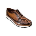 thumbnail image 2 of 'Sneakers Franco Cuadra Caballero Piel Genuina De Pitón Café Franco Cuadra 127pbtv, 2 of 2