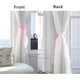 thumbnail image 3 of Alzapaños para cortinas con lazo, 2 piezas, hermosa decoración, correa para cortina, lazo dulce, cuerda para cortina, clip para cortinas, alzapaños decorativos para el hogar, alzapaños tejidos a, 3 of 8