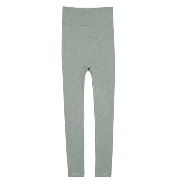 Sonducket Ropa térmica para mujer, ropa de dormir portátil de Color sólido con encaje a la moda, cálida, de manga larga, de repuesto para invierno y conjuntos de ropa Pantalón Azul Verde Sonducket AP013761-04