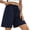 DARKBLUE, variant on Womens Shorts Summer Wide Leg Athletic Shorts Casual Elastic Waist Drawstring Shorts with Pockets L