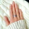 thumbnail image 2 of Lavender Purple - Pearly Breathable Silicone Ring For Women 4mm Bandwidth, 2 of 5