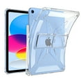 thumbnail image 2 of ELEHOLD Protective Case For Apple iPad Air 13-inch M3 (2025) / M2 (2024),Shockproof Slim Soft TPU Pencil Holder Foldable Kickstand Anit-Resistant Cover,Clear, 2 of 8