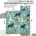 thumbnail image 5 of Dog Pattern with Pioneer Flower Background Toddler Nap Mats for Kids Preschool,Sleeping Mat Bag or Kids,Toddler Sleeping Bag,Toddler Nap Mat or Daycare, 5 of 6